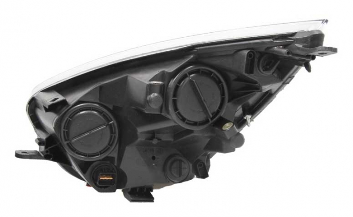 Far fata dreapta (H1/H7, electric, cu motor, culoare interior: cromat, culoare semnalizator: transparent) potrivit KIA VENGA [2]
