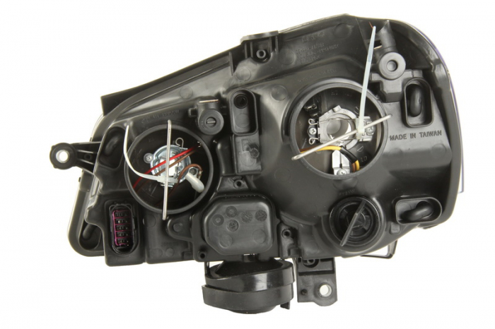 Far fata dreapta potrivit VW POLO, POLO IV (H1/H7, electric, cu motor, culoare interior: negru) [2]