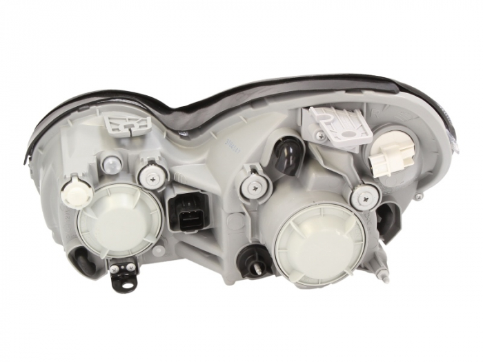 Far fata Dreapta (H1/H7, electric, fara motoras, culoare insert: cromat, culoare semnalizator: transparent) potrivit HYUNDAI SONATA IV [2]