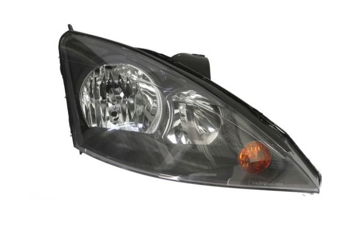 Far fata Dreapta (H1 H7, electric, fara motoras, culoare insert: negru, culoare semnalizator: galben) potrivit FORD FOCUS I, FOCUS I KOMBI; FORD USA FOCUS ZX3, FOCUS ZX5 -03.05