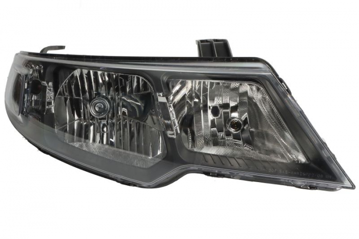 Far fata Dreapta (H1 H7, electric, manual, fara motoras, culoare insert: negru, culoare semnalizator: galben) potrivit KIA CERATO I, CERATO II