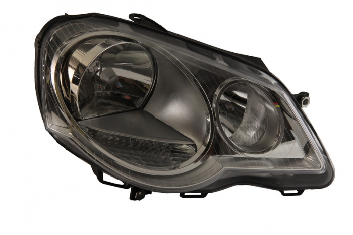 Far fata Dreapta (H1 H7 H7 H7, electric, cu motor) potrivit VW POLO, POLO IV 04.05-11.09