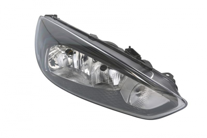 Far fata dreapta (H1 H7 LED PY21W, electric, cu motor, culoare interior: negru) potrivit FORD FOCUS III