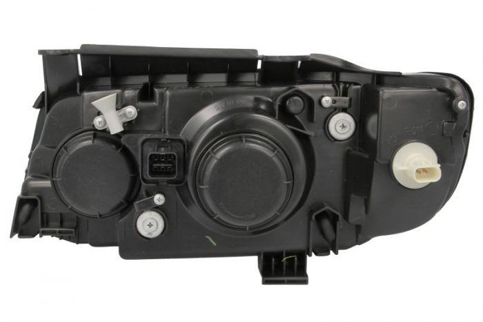 Far fata Dreapta potrivit HYUNDAI MATRIX (H1/H7, manual, fara motoras, culoare insert: cromat, culoare semnalizator: transparent) [2]