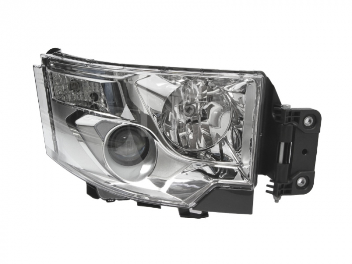 Far fata Dreapta (H1 H7 P21W W5W, electric, cu motor, functie Lumina zi, culoare insert: cromat, culoare semnalizator: transparent) potrivit RVI C, T 01.13-