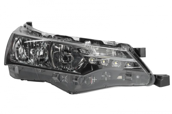 Far fata Dreapta (H11 HB3 LED WY21W, electric, cu motor) potrivit TOYOTA COROLLA 01.16-12.18