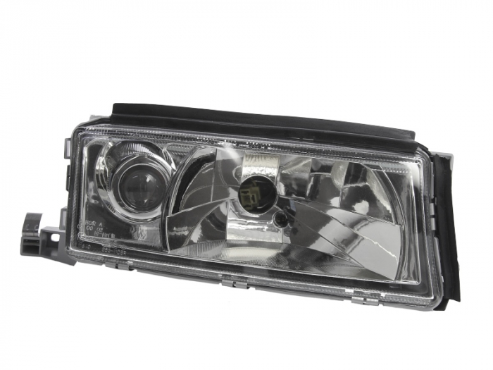 Far fata Dreapta (H3 H4, electric, fara motoras, culoare insert: argintiu) potrivit SKODA OCTAVIA I