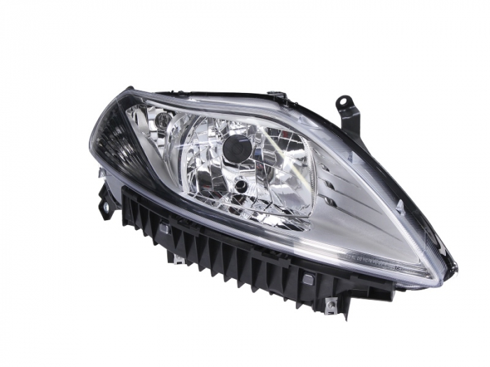 Far fata Dreapta (H4, electric, cu motor, culoare insert: cromat) potrivit LANCIA YPSILON