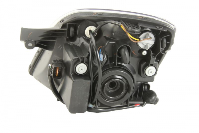 Far fata dreapta (H4, electric, cu motor, culoare interior: cromat, culoare semnalizator: transparent) potrivit KIA PICANTO I [2]