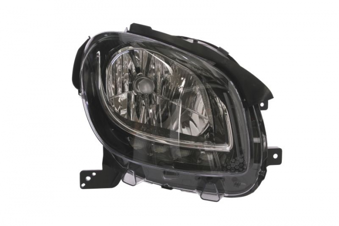 Far fata Dreapta (H4, electric, fara motoras, cu garnitura) potrivit SMART FORTWO 07.14-