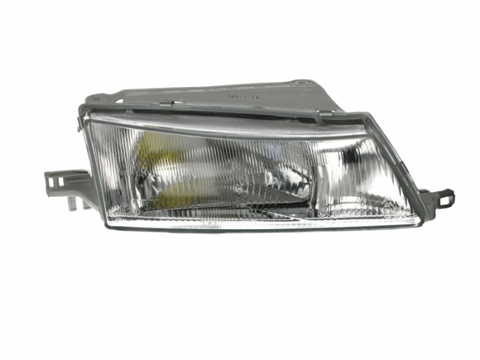 Far fata Dreapta (H4, electric, fara motoras, culoare insert: argintiu, culoare semnalizator: transparent) potrivit DACIA SANDERO II; DAEWOO CIELO, CIELO LOAD RUNNER, NEXIA