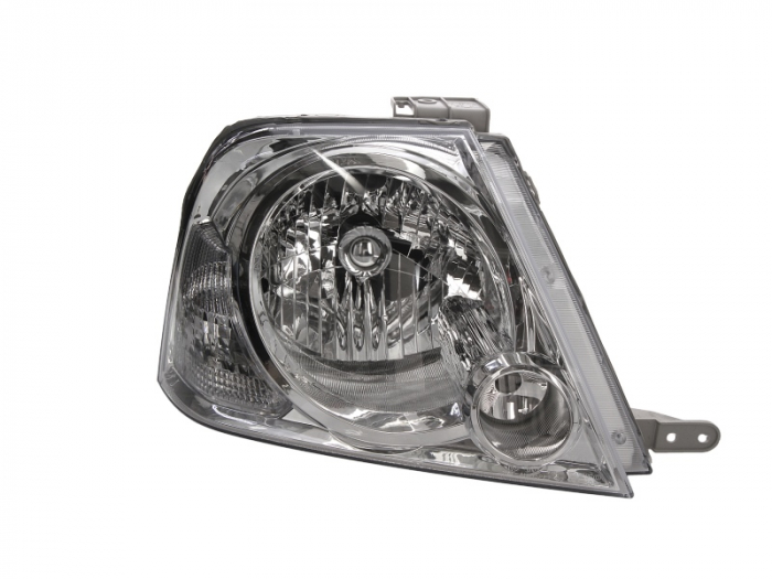 Far fata Dreapta (H4, electric, fara motoras, culoare insert: argintiu, culoare semnalizator: transparent) potrivit SUZUKI GRAND VITARA I, VITARA