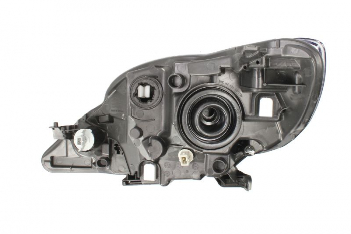 Far fata Dreapta (H4, electric, fara motoras, culoare insert: cromat) potrivit PEUGEOT 107 [2]