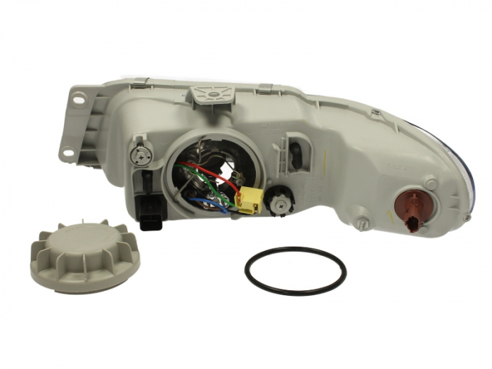 Far fata dreapta (H4, electric, fara motoras, culoare interior: argintiu, culoare semnalizator: alb) potrivit DAEWOO NUBIRA [2]