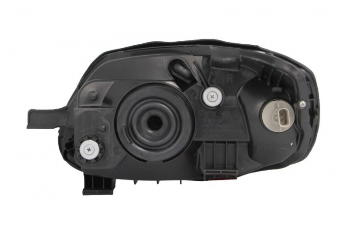 Far fata dreapta (H4, electric, fara motoras, culoare interior: cromat, culoare semnalizator: galben) potrivit HYUNDAI ACCENT II [2]