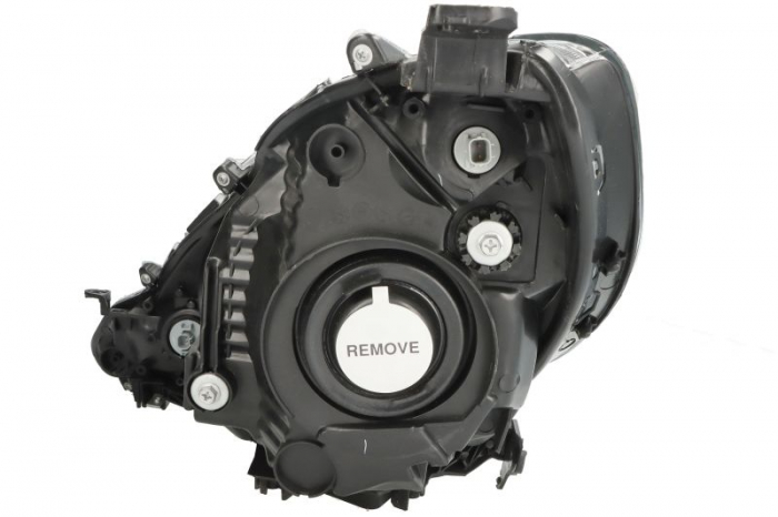 Far fata Dreapta (H4, electric, fara motoras, vehicule hibride, culoare insert: cromat, culoare semnalizator: transparent) potrivit HONDA JAZZ III 01.11-12.15 [2]