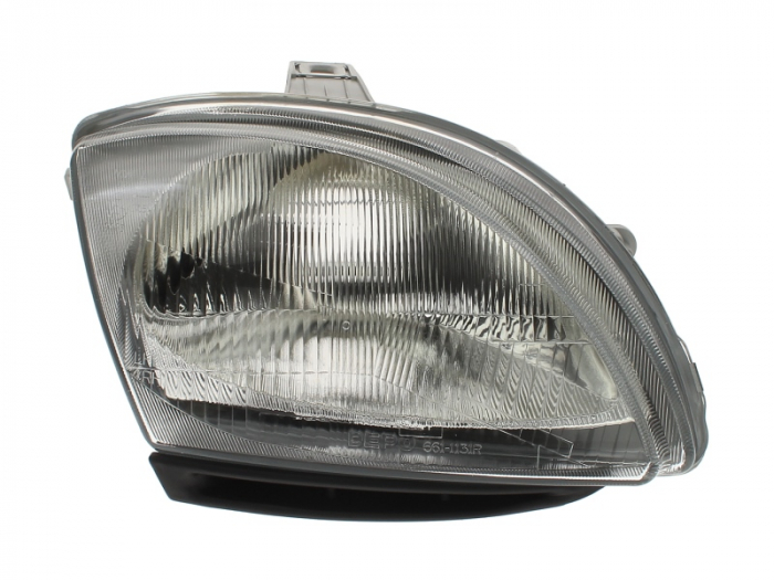 Far fata Dreapta (H4, electric, hidraulic, fara motoras, culoare insert: argintiu) potrivit FIAT SEICENTO   600 01.99-