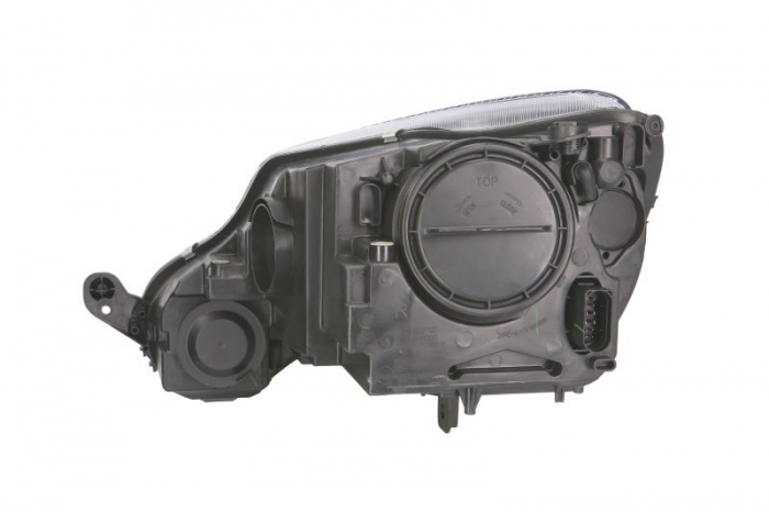 Far fata dreapta (H4/H7, electric, cu motor, culoare interior: cromat, culoare semnalizator: alb) potrivit SKODA YETI -11.13 [2]