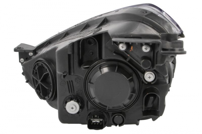 Far fata Dreapta (H4/H7/PY21W/W5W, electric, fara motoras, culoare insert: negru) potrivit HYUNDAI I10 II [2]