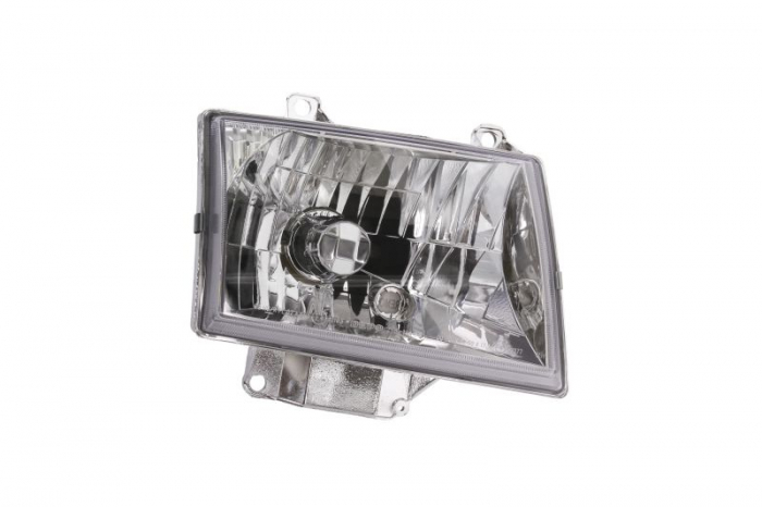 Far fata Dreapta (H4, manual, fara motoras, culoare insert: argintiu) potrivit MAZDA B-SERIE -12.06