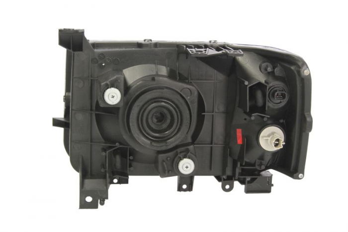 Far fata Dreapta (H4, manual, fara motoras, culoare insert: cromat, culoare semnalizator: galben) potrivit FORD RANGER 01.06- [2]