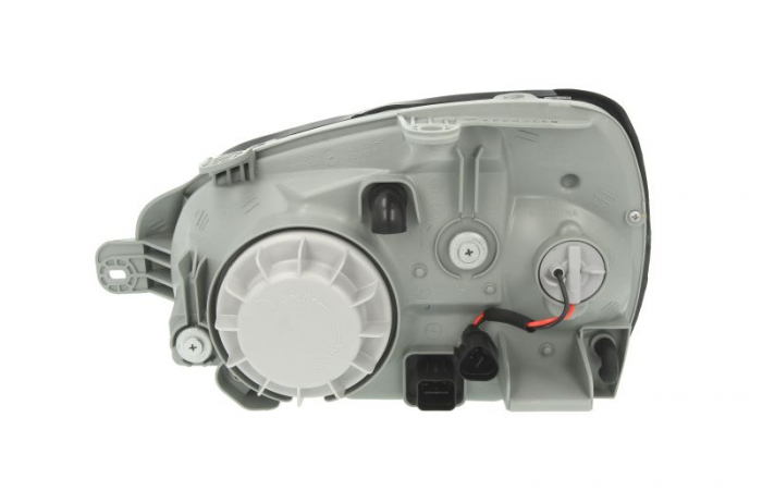 Far fata Dreapta (H4, manual, fara motoras, culoare insert: cromat, culoare semnalizator: transparent) potrivit HYUNDAI SANTA FÉ I -02.06 [2]