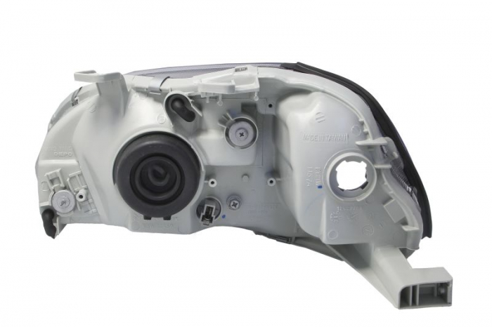 Far fata Dreapta (H4, manual, fara motoras, culoare insert: negru, culoare semnalizator: alb) potrivit HONDA CIVIC VI -10.98 [2]