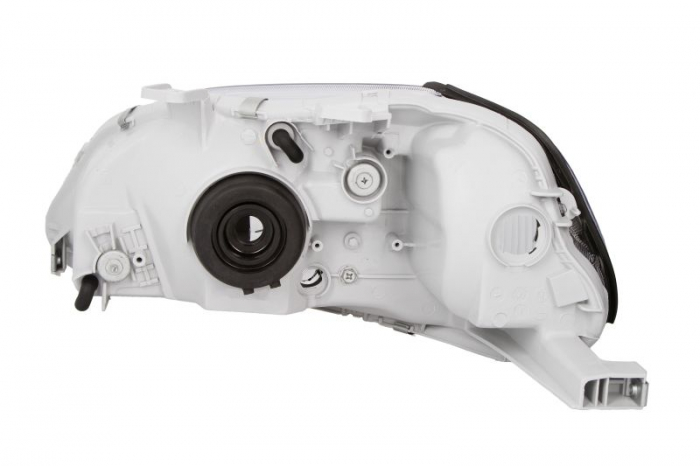 Far fata Dreapta (H4, manual, fara motoras, culoare insertie: argintiu, culoare semnalizator: alb) potrivit HONDA CIVIC VI -12.98 [2]