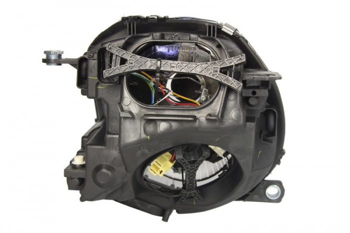 Far fata Dreapta (H4/P21W, electric, cu motor, culoare insert: cromat, culoare semnalizator: galben) potrivit MINI (R50, R53), (R56), (R57), CLUBMAN (R55) [2]