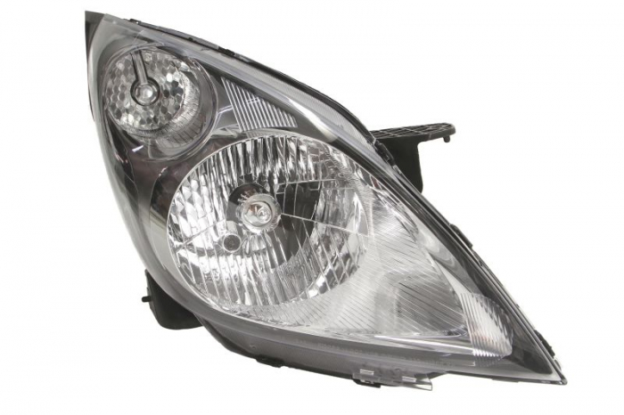 Far fata Dreapta (H4 PY21W W5W, electric, cu motor, culoare insert: cromat) potrivit CHEVROLET SPARK