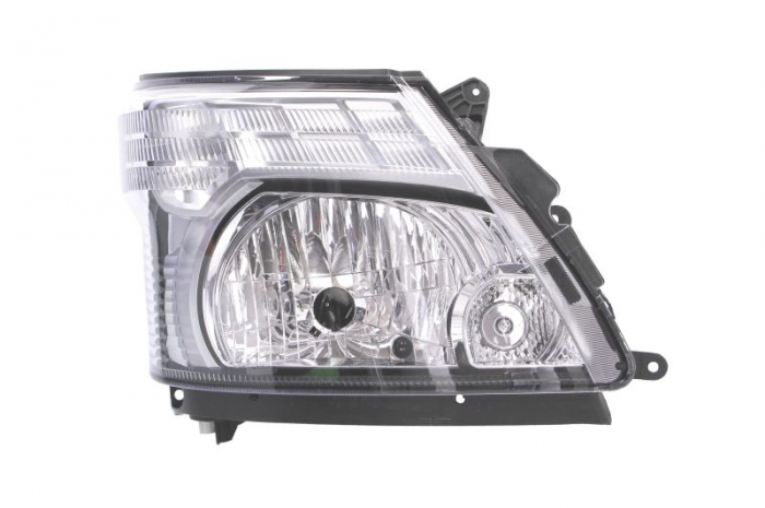 Far fata Dreapta (H4 PY21W W5W, electric, cu motor, culoare insert: cromat) potrivit TOYOTA DYNA