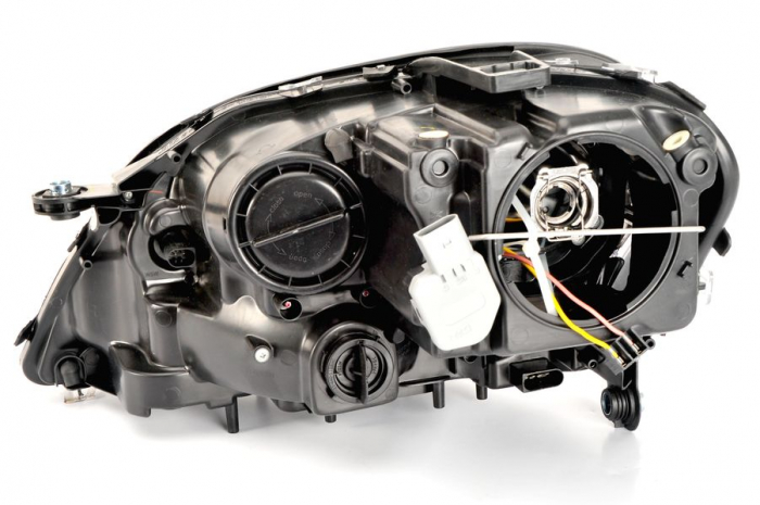 Far fata dreapta (H7, electric, cu motor, culoare interior: cromat, culoare semnalizator: transparent) potrivit MERCEDES M (W164) [3]