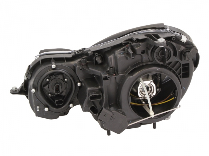 Far fata dreapta (H7, electric, cu motor, culoare interior: cromat) potrivit MERCEDES E T-MODEL (S211), E (VF211), E (W211) -07.09 [2]