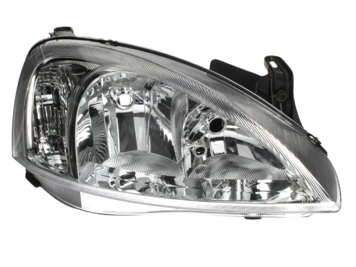 Far fata dreapta (H7, electric, fara motoras, culoare interior: cromat, culoare semnalizator: alb) potrivit OPEL COMBO TOUR, COMBO MINIVAN, CORSA C, CORSA C HATCHBACK -12.02