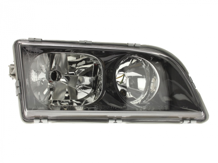 Far fata dreapta (H7, electric, fara motoras, culoare interior: negru) potrivit VOLVO S40 I, V40 01.01-12.03