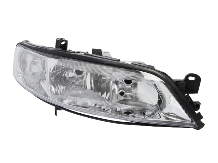 Far fata Dreapta (H7 H7, electric, fara motoras, culoare insert: cromat, culoare semnalizator: alb) potrivit OPEL VECTRA B -07.03