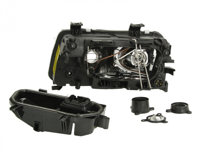 Far fata Dreapta (H7/H7, electric, fara motoras, culoare insert: cromat) potrivit AUDI A4 B5 [3]