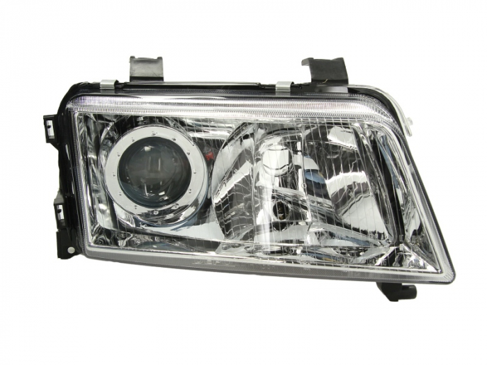 Far fata Dreapta (H7/H7, electric, fara motoras, culoare insert: cromat) potrivit AUDI A4 B5 [2]