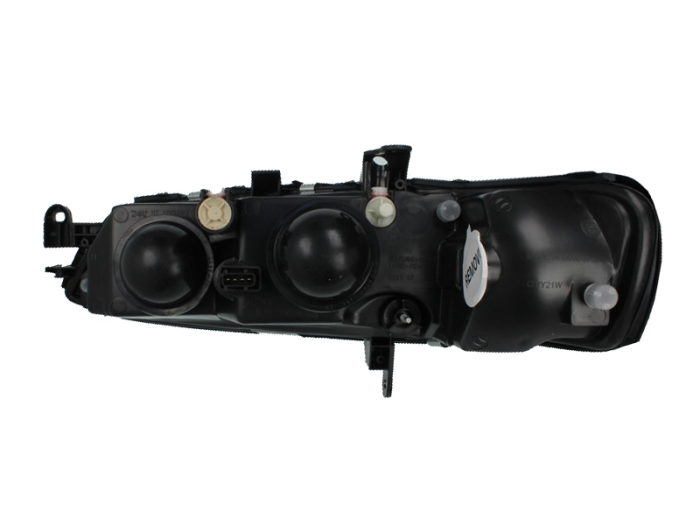 Far fata Dreapta (H7/H7, electric, fara motoras, culoare insert: negru, culoare semnalizator: alb) potrivit OPEL VECTRA B [2]