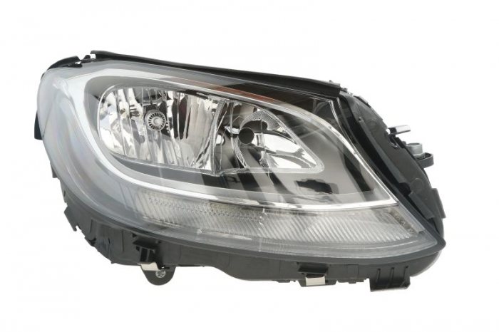 Far fata dreapta (H7 H7 LED PWY24W, electric, cu motor, culoare interior: negru) potrivit MERCEDES C (A205), C (C205), C T-MODEL (S205), C (W205)