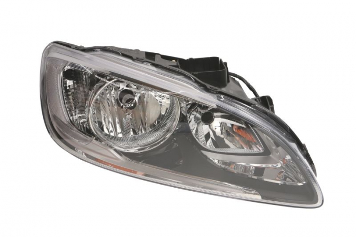 Far fata Dreapta (H7 H9 LED PWY24W, electric, cu motor, culoare insert: negru) potrivit VOLVO S60 I, S60 II, V60 I
