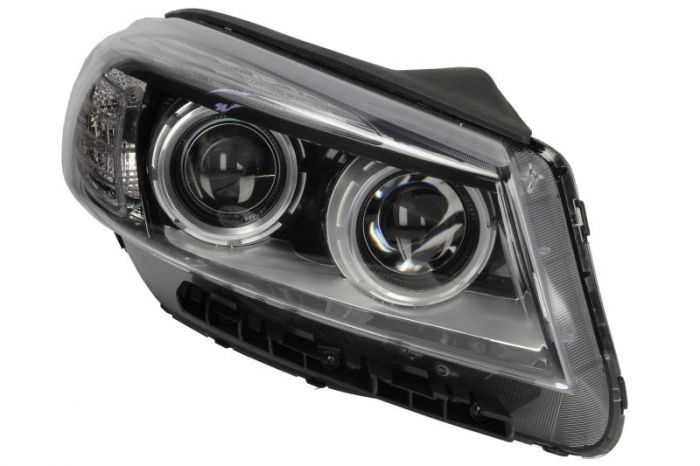 Far fata Dreapta (H7 H9 LED PY21W, electric, cu motor, culoare insert: negru) potrivit KIA SORENTO I, SORENTO II, SORENTO III