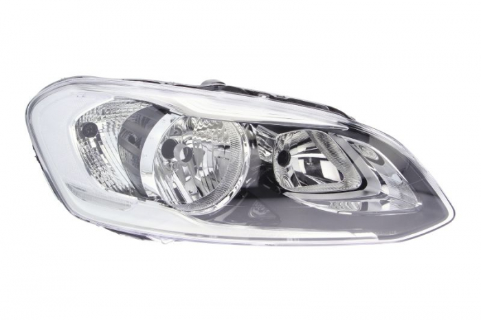Far fata Dreapta (H7 H9 PWY24W, electric, cu motor, culoare insert: negru, culoare semnalizator: transparent) potrivit VOLVO XC60 I 05.08-03.11