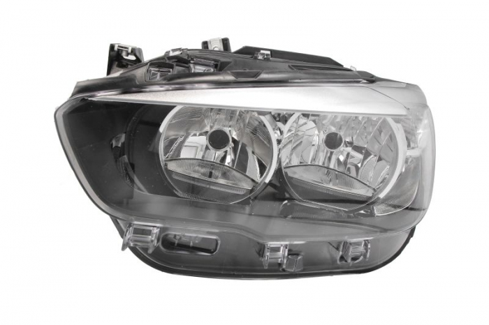 Far fata Dreapta (H7 LED PY21W, electric, cu motor, culoare insert: negru) potrivit BMW 1 (F20), 1 (F21)