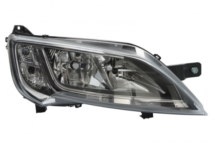 Far fata Dreapta (H7 LED WY21W, cu motor, culoare insert: negru) potrivit CITROEN JUMPER I, JUMPER II; FIAT DUCATO; PEUGEOT BOXER