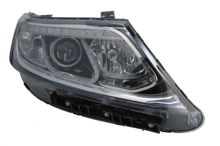 Far fata Dreapta (H7 PY21W, electric, fara motoras, culoare insert: negru) potrivit KIA SORENTO I, SORENTO II