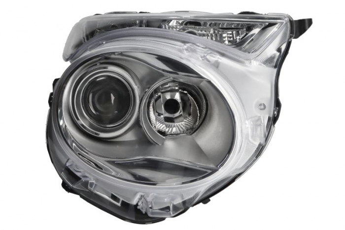 Far fata Dreapta (H7 PY21W W5W, electric, culoare insert: cromat) potrivit CITROEN C1 II