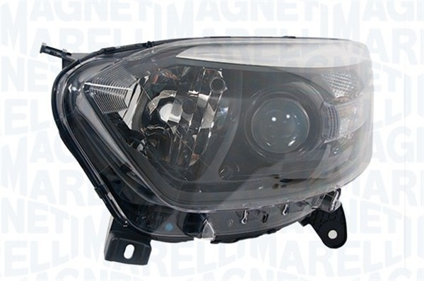 Far fata Dreapta (halogen, 2*H1/P21W/W5W, electric, cu motor, culoare insert: negru) potrivit RENAULT CAPTUR I -06.17 [3]