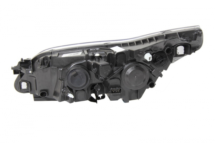 Far fata Dreapta potrivit CITROEN C4, C4 I pana in 2011 (halogen, H1/H7, electric, cu motor, culoare insert: cromat, culoare semnalizator: transparent) [3]