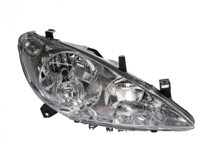 Far fata Dreapta (halogen, H1 H7 W5W, electric, cu motor, culoare semnalizator: transparent) potrivit PEUGEOT 307, 307 KOMBI -06.05